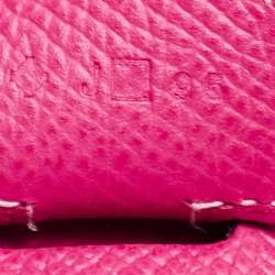 Hermes Rose Tyrien Epsom Leather Evelyne III GM Bag