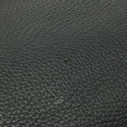 Pre Owned Hermes Black Taurillon Clemence Leather Gold Finish Birkin 35 Bag