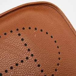 Hermes Gold Togo Leather Evelyne III PM Bag