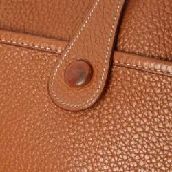 Hermes Gold Togo Leather Evelyne III PM Bag