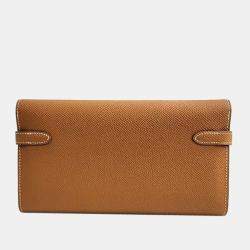Hermes  Leather Kelly Classic Wallet