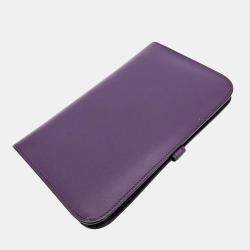 Pre Owned Hermes Purple Leather Dogon Wallet