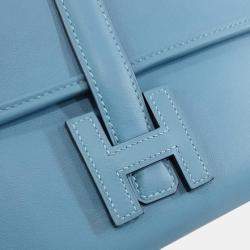 Pre Owned Hermes  Leather Duo Jige Wallet