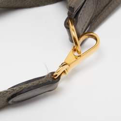 Hermes Etain Taurillon Clemence Leather Evelyne TPM Bag 
