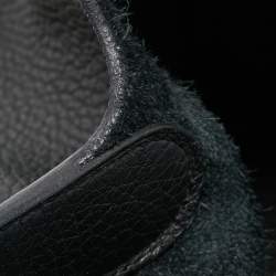 Hermes Black Taurillon Clemence Leather Picotin Lock 22 Bag