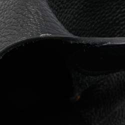 Hermes Black Taurillon Clemence Leather Picotin Lock 22 Bag