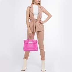 Hermès Magnolia Taurillion Clemence Leather Palladium Finish Birkin 30 Bag