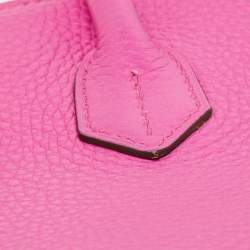 Hermès Magnolia Taurillion Clemence Leather Palladium Finish Birkin 30 Bag