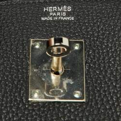Hermes Black Togo Leather Palladium Finish Birkin 30 Bag