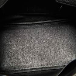 Hermes Black Togo Leather Palladium Finish Birkin 30 Bag