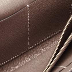 Hermès Etoupe Chevre Leather Kelly To Go Wallet