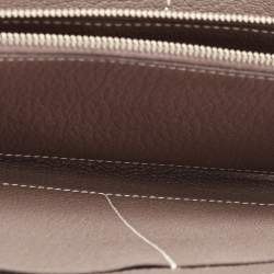 Hermès Etoupe Chevre Leather Kelly To Go Wallet