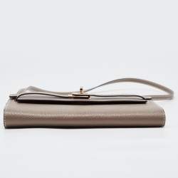 Hermès Etoupe Chevre Leather Kelly To Go Wallet