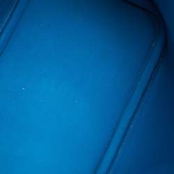Pre Owned Hermes Bleu Izmir Epsom Leather Bolide 27 Bag
