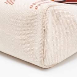 Hermes Cuivre/Ecru/Beige Vache Hunter and Toile H Brides de Gala Herbag Zip 31 Bag