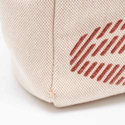 Hermes Cuivre/Ecru/Beige Vache Hunter and Toile H Brides de Gala Herbag Zip 31 Bag