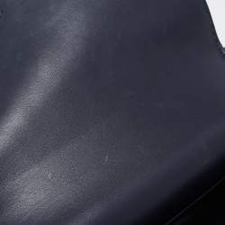 Hermès Bleu Nuit Evercolor Leather Palladium Finish Constance III Mini Bag