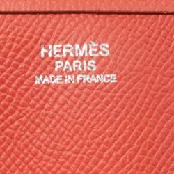 Pre Owned Hermes Rose Jaipur Epsom Leather Evelyne I PM Bag