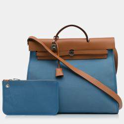 Hermes Herbag Zip Toile 39