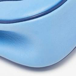 Hermes Bleu Paradis/Saphir Swift Leather Palladium Hardware Mini Berline Bag