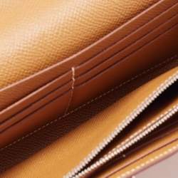 Hermes Gold Epsom Leather Kelly Classic Wallet