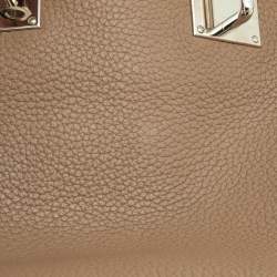 Hermes Taupe Grey Taurillon Clemence Leather Palladium Finish Jypsiere 34 Bag