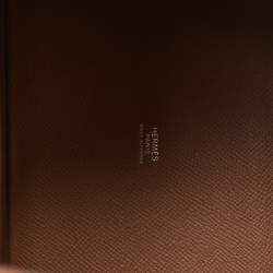 Hermes Gold/Bleu Du Nord/Rouge H Epsom Leather Picotin Lock Tressage PM Bag