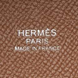 Hermes Gold/Bleu Du Nord/Rouge H Epsom Leather Picotin Lock Tressage PM Bag
