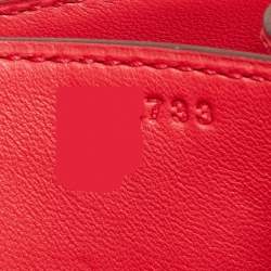 Pre Owned Hermes Rose Extreme Ostrich Constance 18 Bag