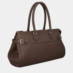 HermÃ¨s  Women's Leather Tote Bag - Brown - One Size