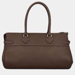 HermÃ¨s  Women's Leather Tote Bag - Brown - One Size