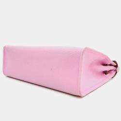 Hermes Pink leather Herbag Small Bag