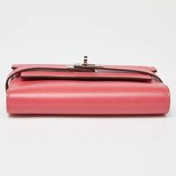 Hermès Rose D'ete Swift Leather Kelly Depliant Wallet