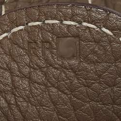 Hermes Etoupe Togo Leather Evelyne III GM Bag