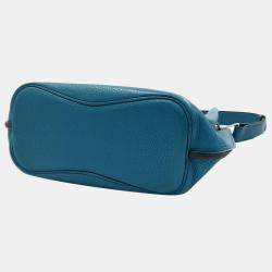 Pre Owned Hermes Leather Blue soKelly 22 (Q)