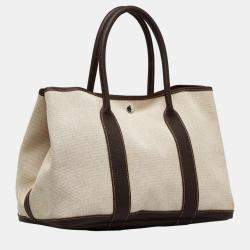 Hermes Beige/Brown Garden Party PM