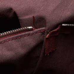 Hermes Bordeaux Canvas Fourre Tout Briefcase