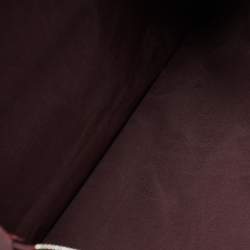 Hermes Bordeaux Canvas Fourre Tout Briefcase