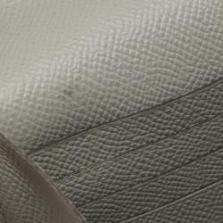 Hermes Gris Mouette Epsom Leather Kelly Classic Wallet