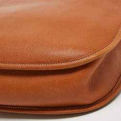 Pre Owned Hermes Gold Epsom Leather Evelyne I GM Bag