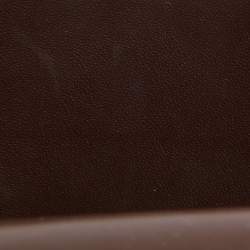 Pre Owned Hermes Rouge Sellier Epsom Leather Framboise Enamel Palladium Finish Constance 18 Bag