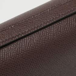 Pre Owned Hermes Rouge Sellier Epsom Leather Framboise Enamel Palladium Finish Constance 18 Bag