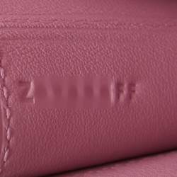 Pre Owned Hermès Mauve Sylvestre Swift Leather Jige Elan 29 Clutch