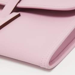 Pre Owned Hermès Mauve Sylvestre Swift Leather Jige Elan 29 Clutch