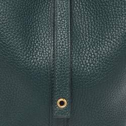 Hermes Vert Cypress Taurillon Clemence Leather Picotin Lock 18 Bag