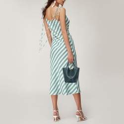 Hermes Vert Cypress Taurillon Clemence Leather Picotin Lock 18 Bag