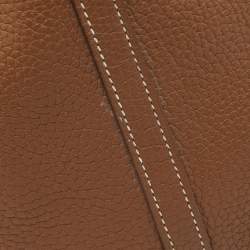 Hermes Gold Clemence Leather Picotin Lock 18 Bag
