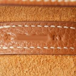 Hermes Gold Clemence Leather Picotin Lock 18 Bag