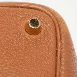 Pre Owned Hermes Gold Togo Leather Picotin Lock 18 Bag