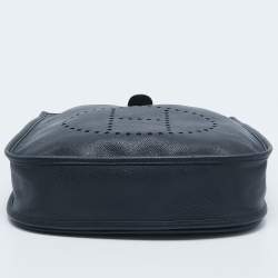 Pre Owned Hermès Bleu Buit Epsom Leather Evelyne III PM Bag